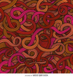 Ornamental curly swirls pattern