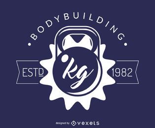 Hipster Bodybuilding Stempel