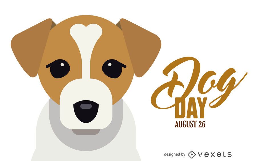 Dog Day Illustration - Vector Download