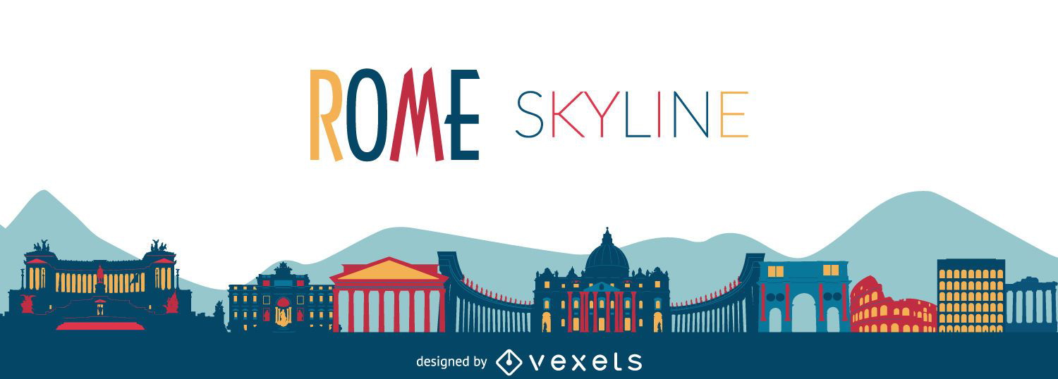 Rome sykline illustration