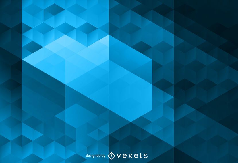 Abstract polygonal cubic background Abstract polygonal cubic background