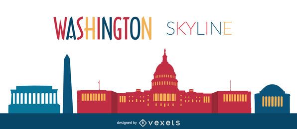 Washington skyline illustration