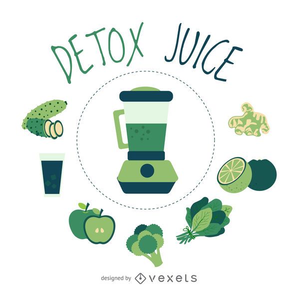 Clean detox juice element poster Clean detox juice element poster