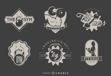 Gym Logo Template Set