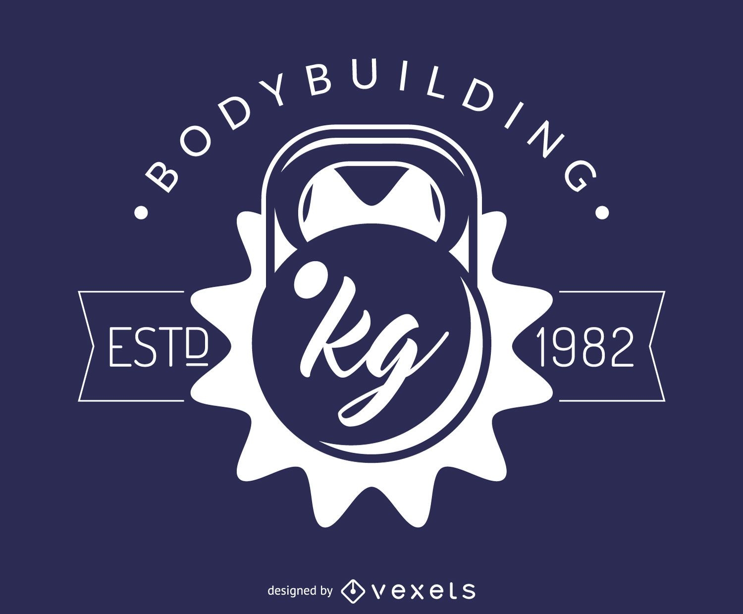 Bodybuilding Fitness Gym Logo Vorlage
