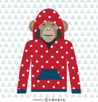 anime girl in moletom com capuz drawing