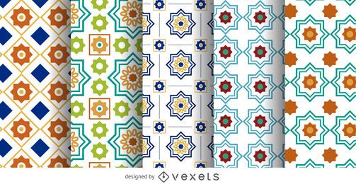 Arabic Ramadan pattern set Arabic Ramadan pattern set