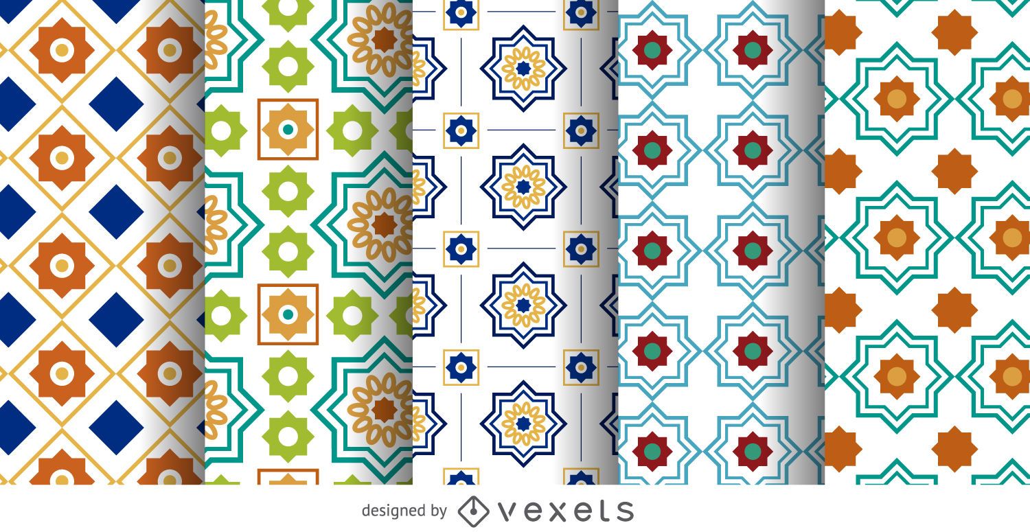 Arabic Ramadan pattern set