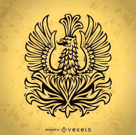 Phoenix bird illustration Phoenix bird illustration