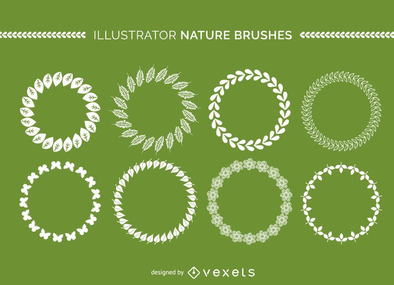 Illustrator Naturpinsel-Sammlung Illustrator Naturpinsel-Sammlung
