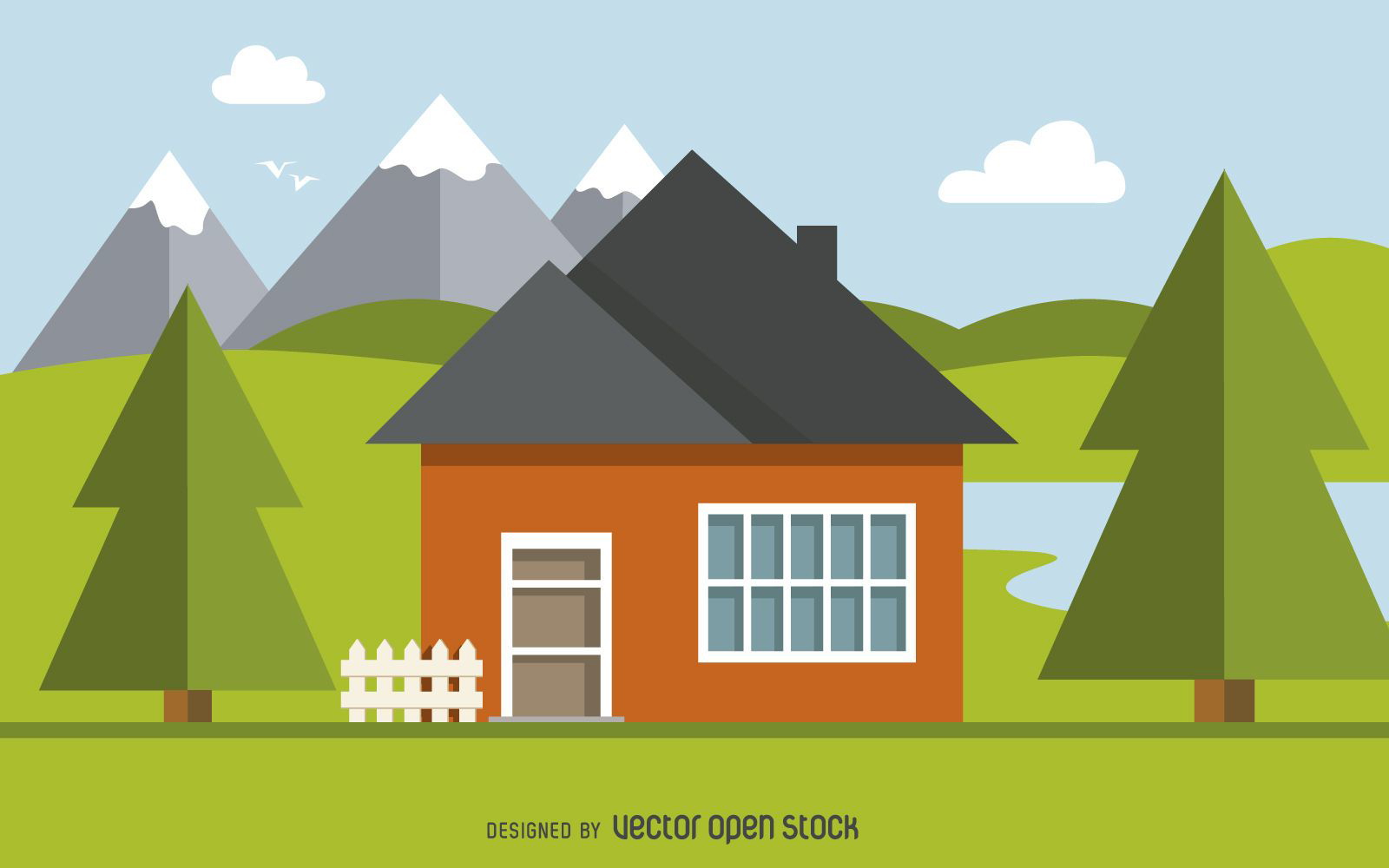 Download Home Illustration Design - Vector Download