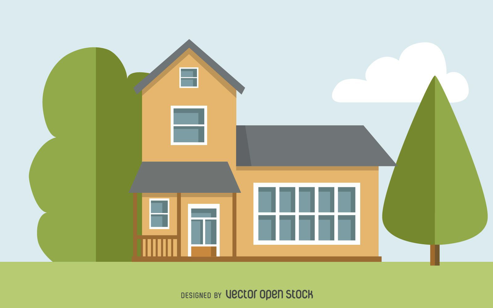 two storey house clipart - photo #14