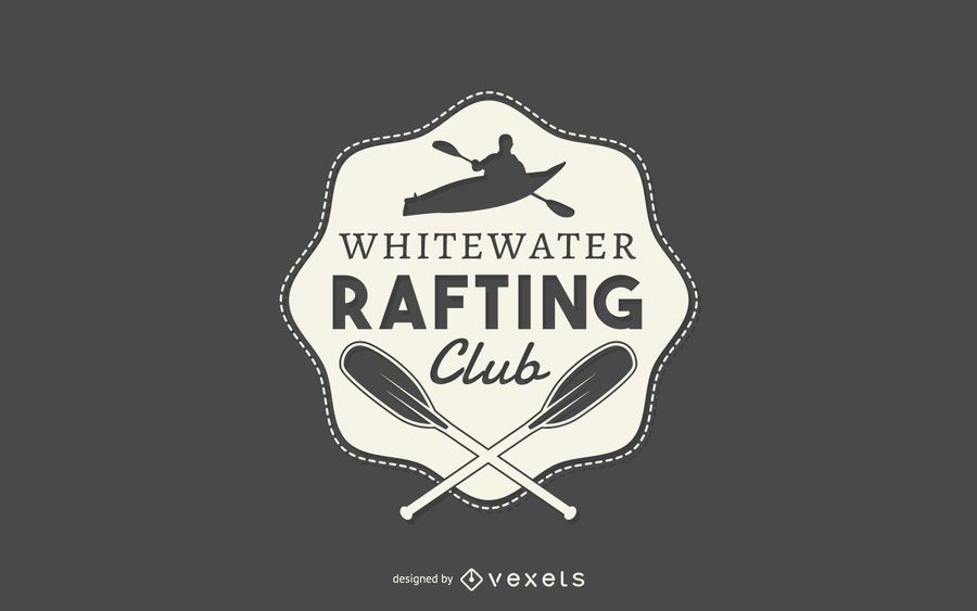 Rafting club logo template Rafting club logo template