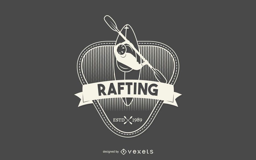 Hipster Rafting Label Hipster Rafting Label
