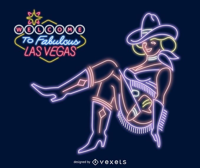 Sinal de vaqueira de Las Vegas Sinal de vaqueira de Las Vegas