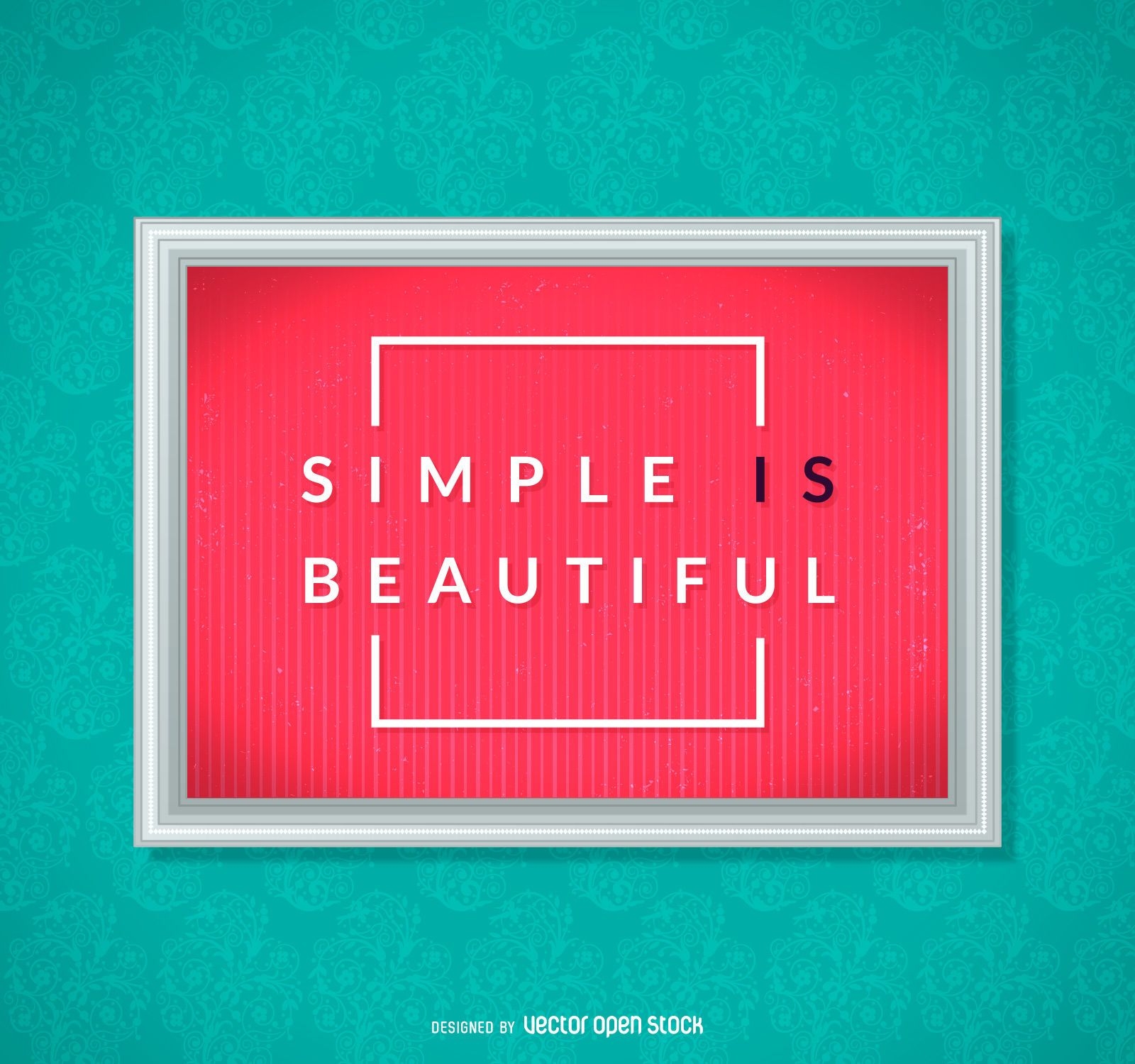Simple is beautiful quote