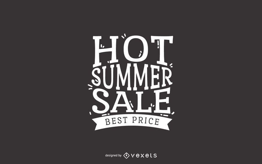 Summer sale label Summer sale label