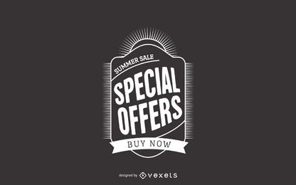 Special offers sticker Special offers sticker