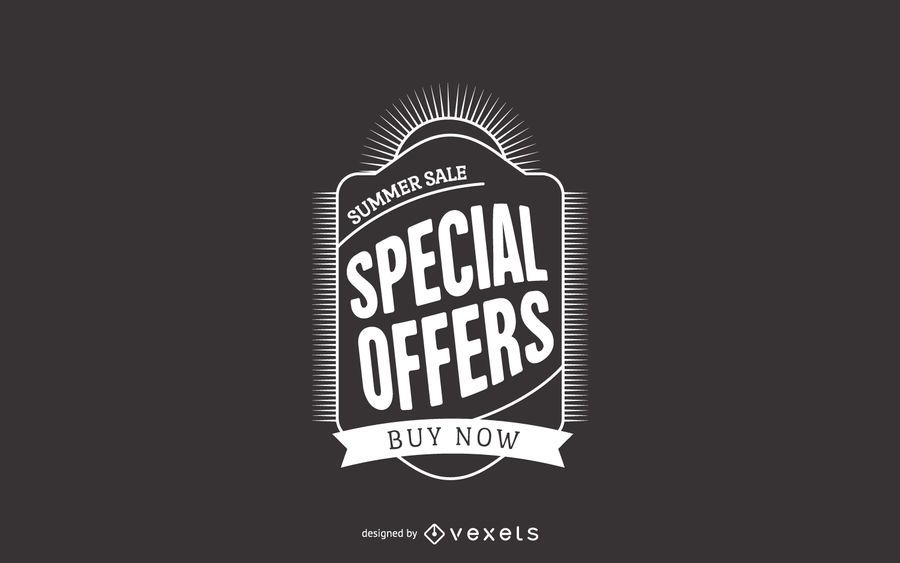 Special offer sticker Special offer sticker
