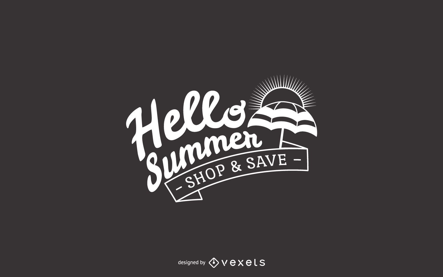 Hello summer sale sign