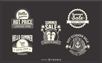 Hipster summer sale stickers Hipster summer sale stickers
