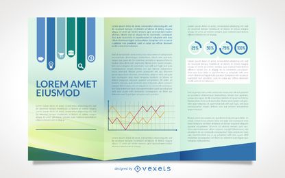 Plantilla de folleto comercial