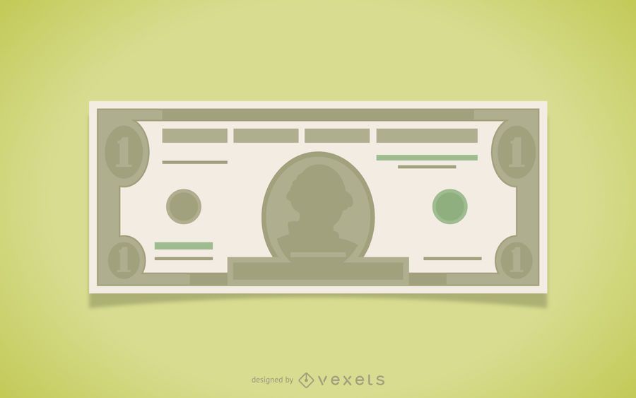 Dollar bill illustration Dollar bill illustration