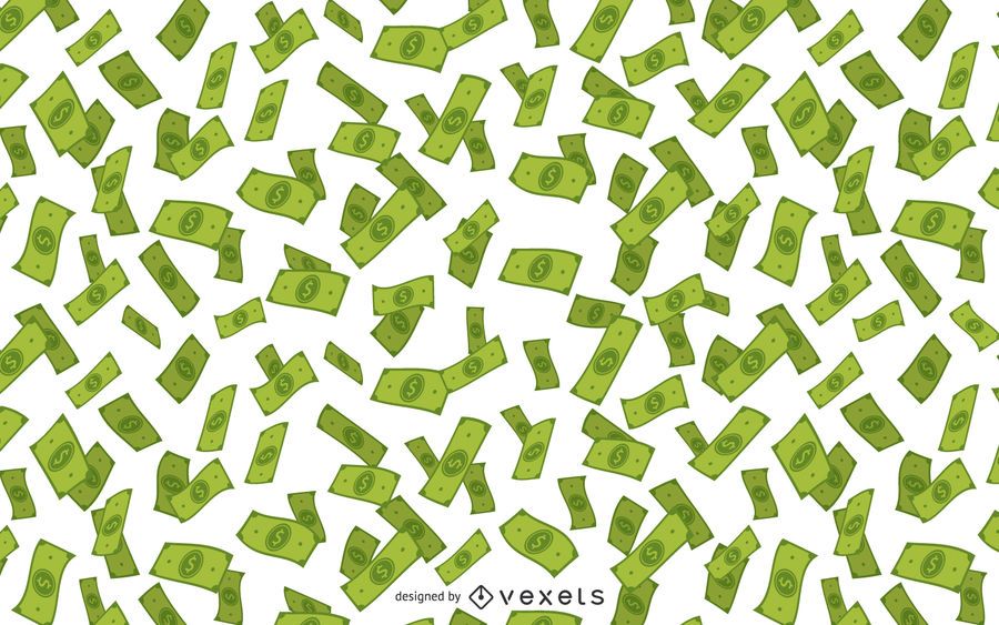 Ilustración cayendo dinero Ilustración cayendo dinero