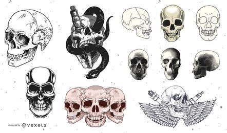Skull Vector Collection