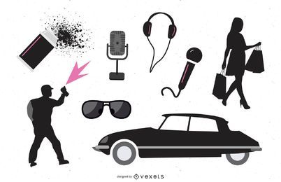 Urban Elements Vector Pack