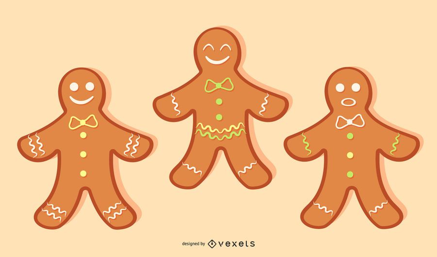 Gingerbread Cookies Vector Gingerbread Cookies Vector