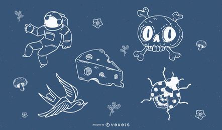 vectores aleatorios y garabatos