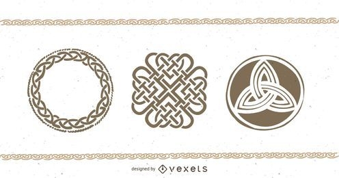 Alguns designs de tatuagem celta