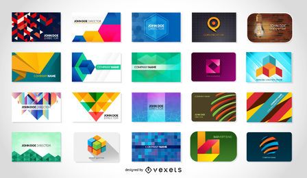 Vector libre plantillas de tarjetas de visita Vector libre plantillas de tarjetas de visita