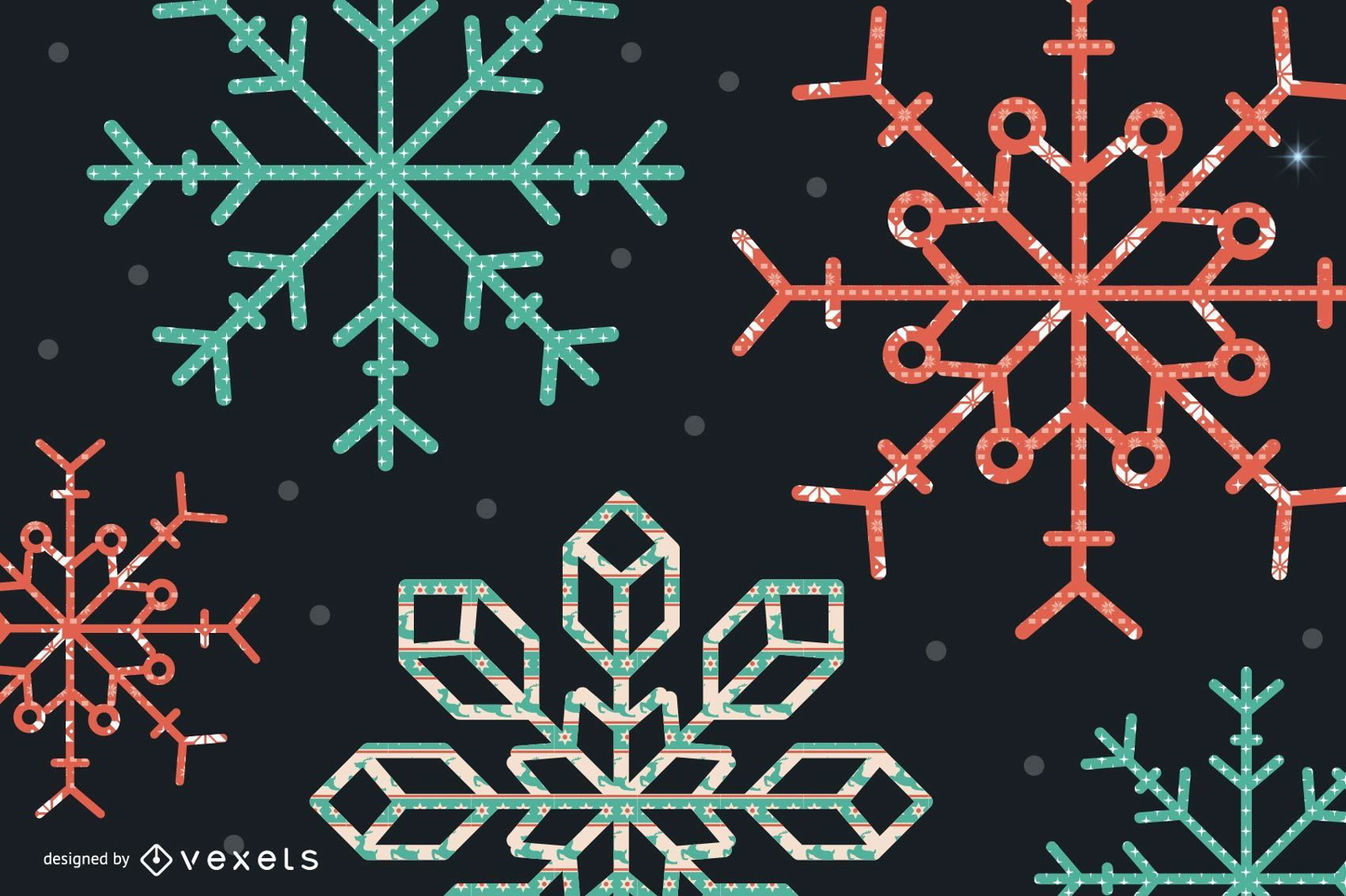 Quilted Snowflakes