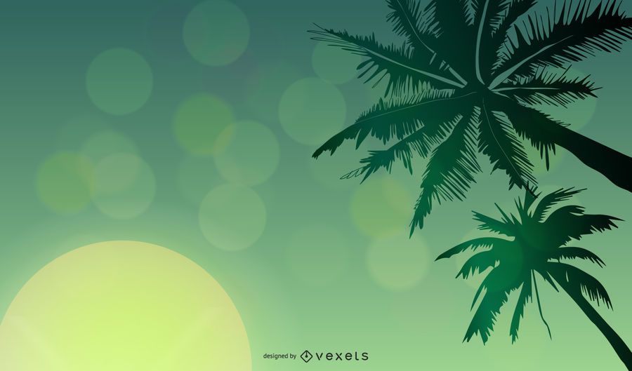 Fundo de verão livre vector verde Fundo de verão livre vector verde