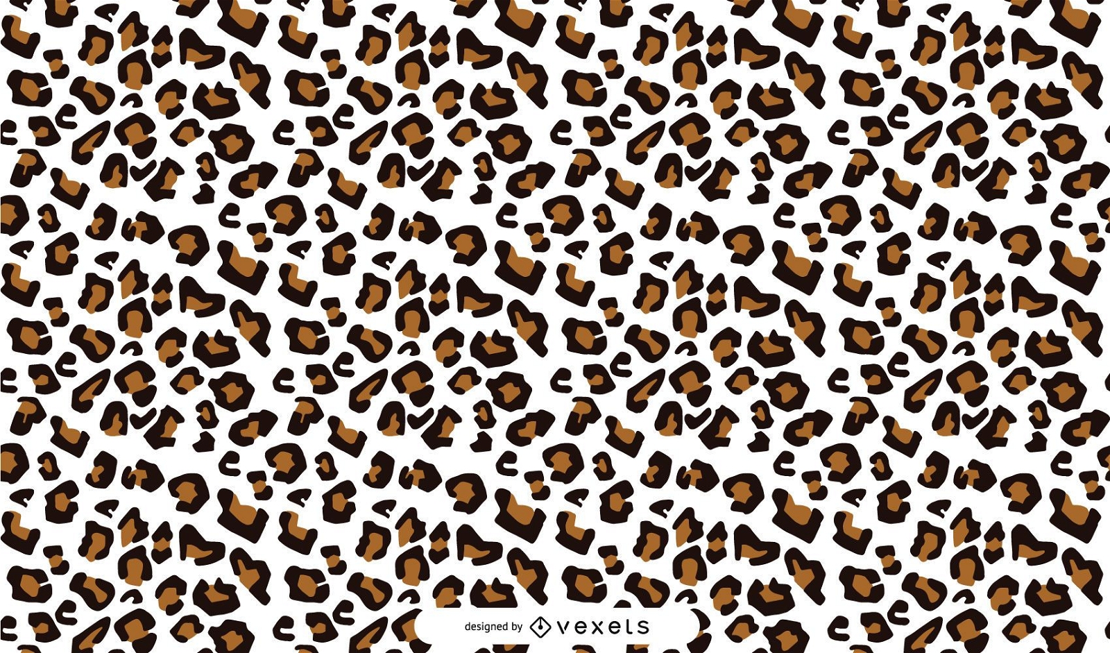 Nahtloser Muster-Leopard
