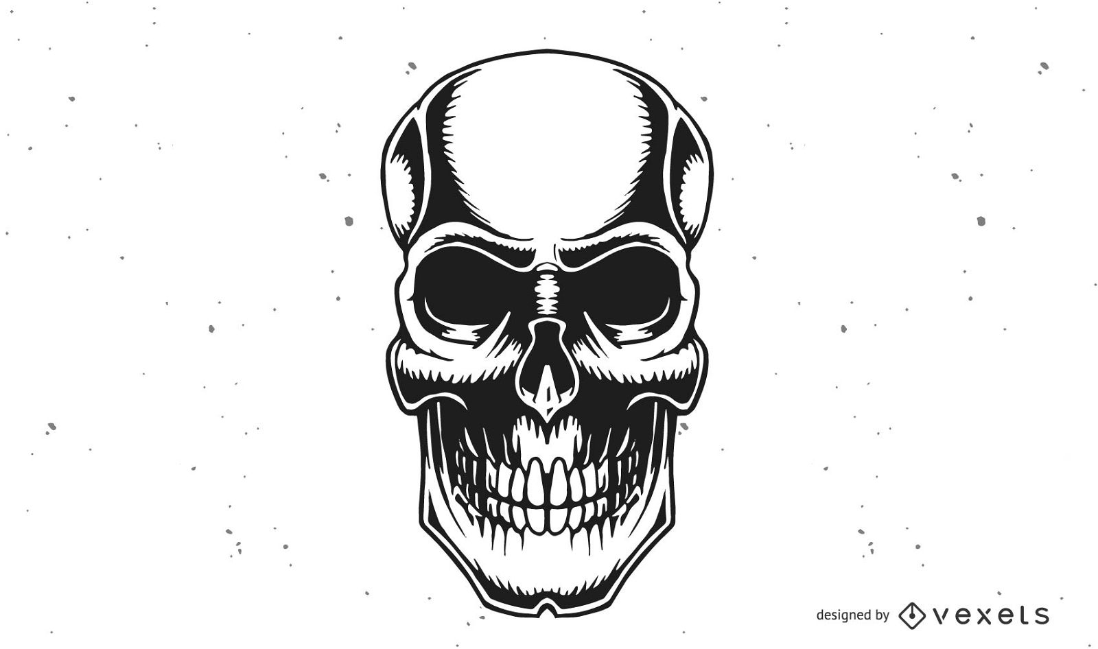 Vector Skull Design - Seite herunterladen