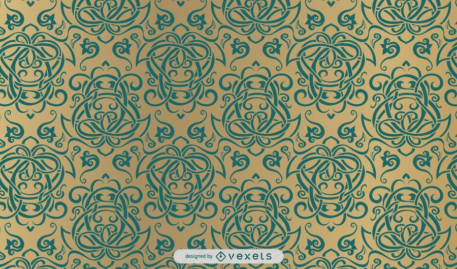 Free damask seamless vector pattern Free damask seamless vector pattern