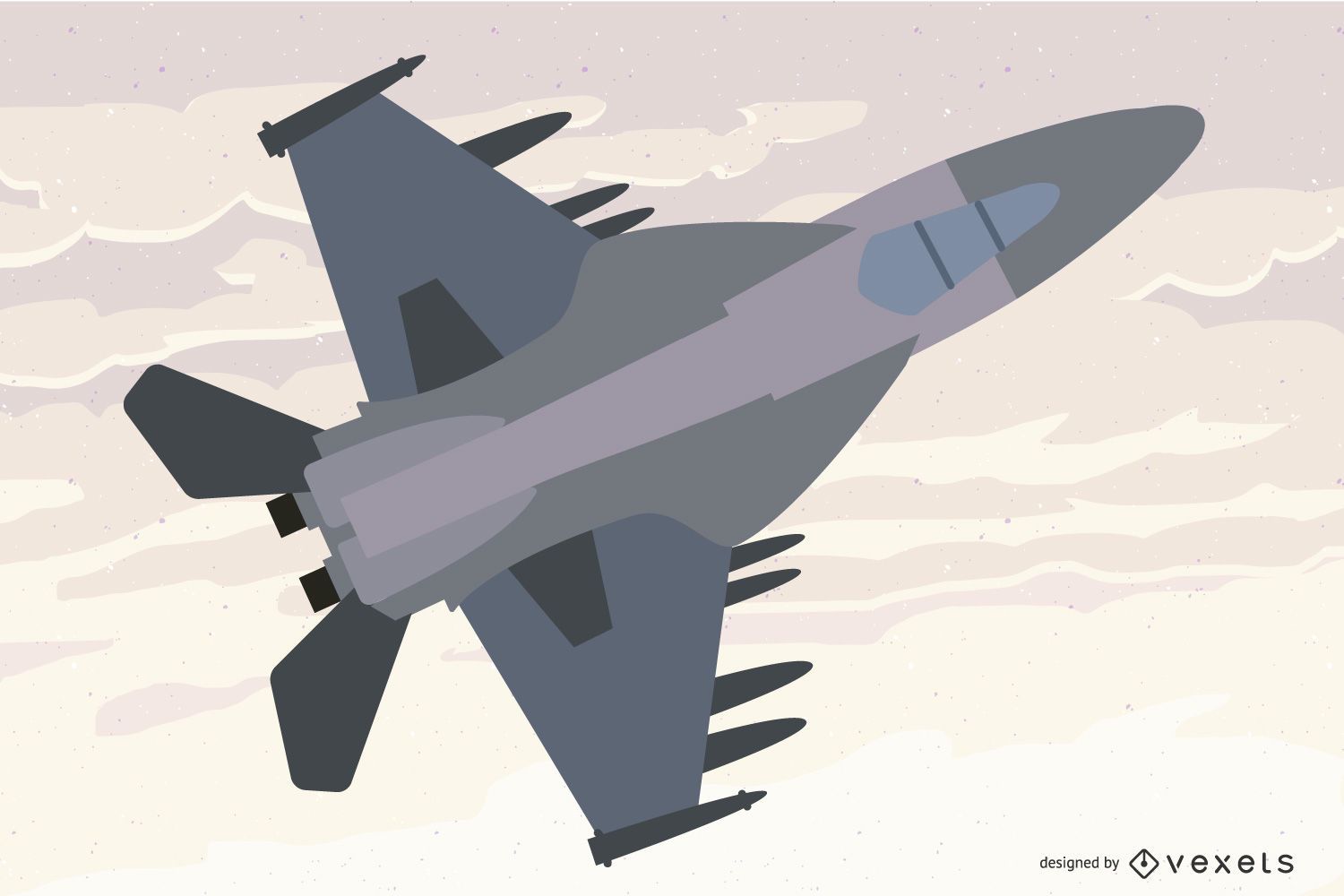 F-18 hornet vector graphic