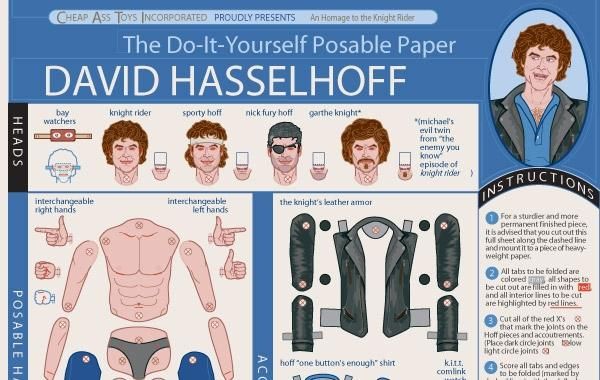 DIY David Hasselhoff DIY David Hasselhoff