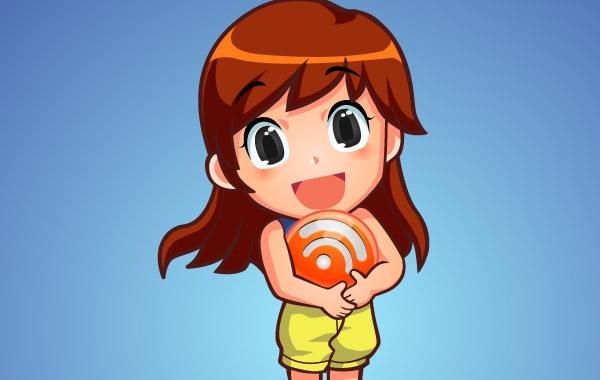 Vector libre personaje RSS Orb Girl Vector libre personaje RSS Orb Girl