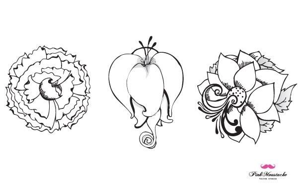 New beautiful vector flowers, part 1 New beautiful vector flowers, part 1