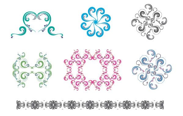 Neues kostenloses Set: Bunte Ornamente & Muster