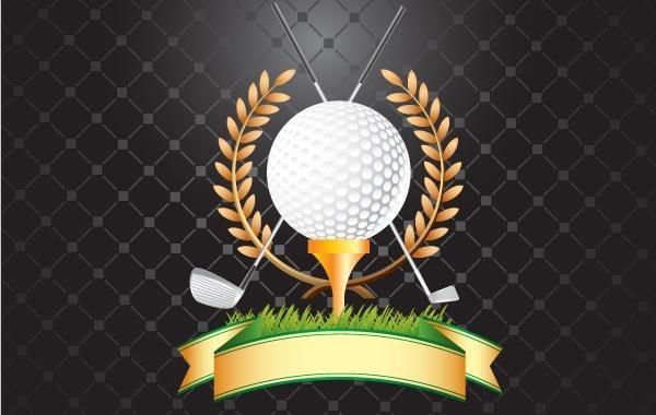 GOLFE, CLUBES DE GOLFE, VETOR DE TRIGO GOLFE, CLUBES DE GOLFE, VETOR DE TRIGO