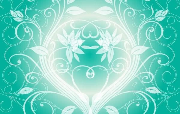 Swirly light green background Swirly light green background