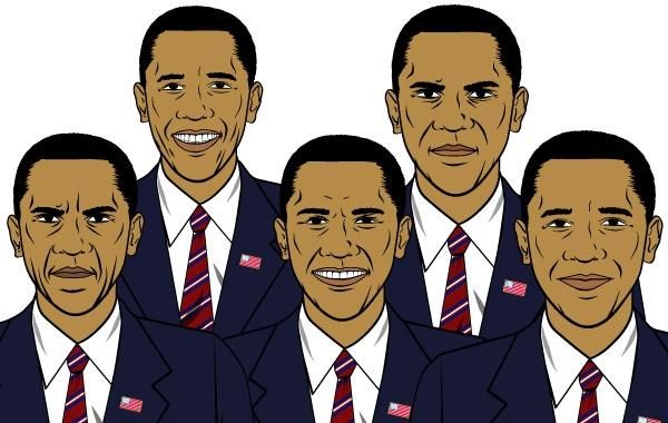 Conjunto de expressões de Barack Obama Conjunto de expressões de Barack Obama