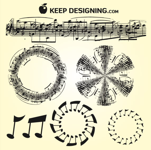 Hoja de Music Note Pack Hoja de Music Note Pack