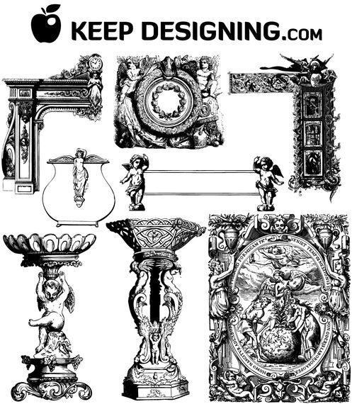 Angelic Vintage Ornament & Decoration Pack Angelic Vintage Ornament & Decoration Pack