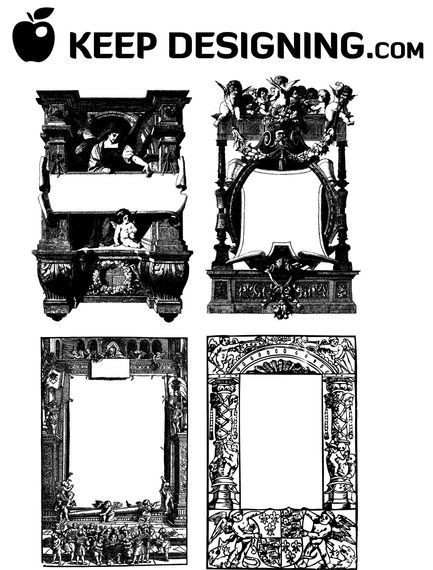 Fancy Antique Frame & Border Pack Fancy Antique Frame & Border Pack